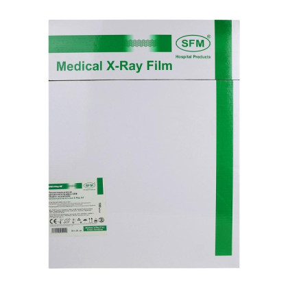 Фото товара Пленка медицинская для рентгенографии SFM общего назначения зеленочувствительная X-Ray GF, 30 х 38 см (100 листов)