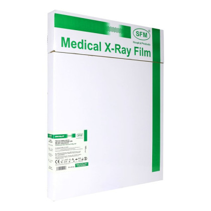 Фото товара Пленка медицинская для рентгенографии SFM общего назначения зеленочувствительная X-Ray GF, 35 х 43 см (100 листов)
