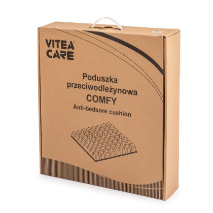 Подушка противопролежневая на сидение COMFY, 40х40х8 см Фото товара Подушка противопролежневая на сидение COMFY, 40х40х8 см