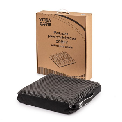 Подушка противопролежневая на сидение COMFY, 46х50х8 см Фото товара Подушка противопролежневая на сидение COMFY, 46х50х8 см