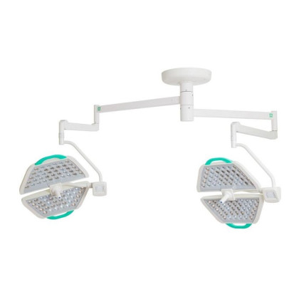 Фото товара Потолочный двухблочный светодиодный операционный светильник Паналед-140/140 с видеокамерой HD