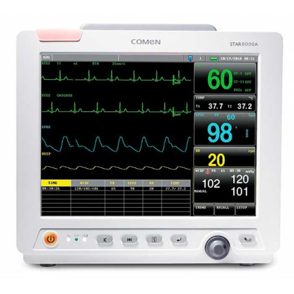 Прикроватный монитор пациента STAR8000A COMEN Фото товара Прикроватный монитор пациента STAR8000A COMEN