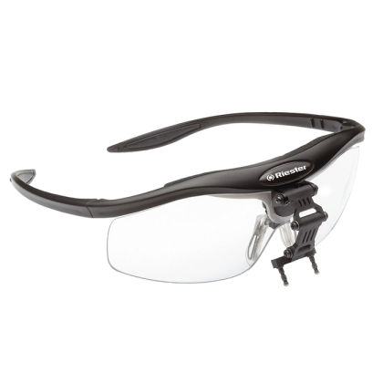 Рамка на очки с креплением для луп чёрная, Riester Фото товара Рамка на очки с креплением для луп чёрная, Riester