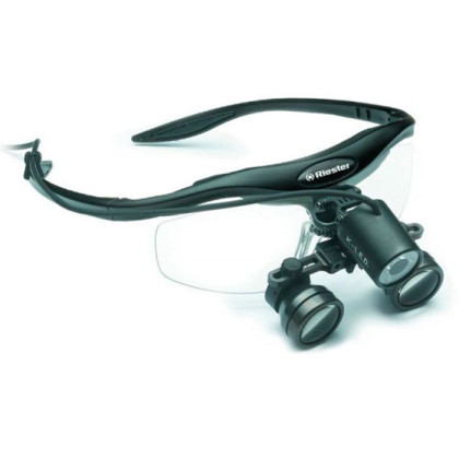 Рамка на очки с креплением для луп чёрная, Riester Фото товара Рамка на очки с креплением для луп чёрная, Riester