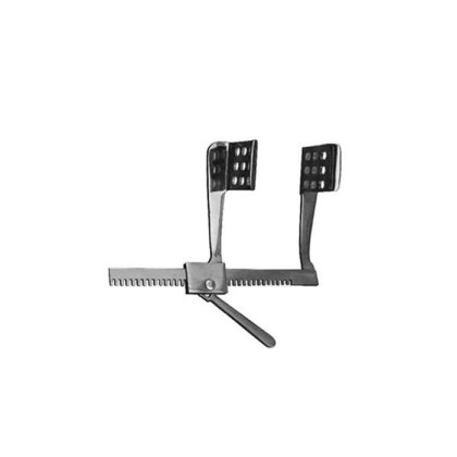 Фото товара Ранорасширитель реечный для грудной полости с расходом зеркал до 167мм (из наб. д/ лег. хир.)