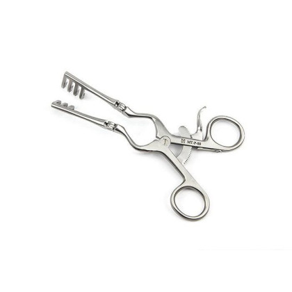 Фото товара Ранорасширитель с кремальерой 3 х 4 о/к 140 мм шарнирный, остроконечный