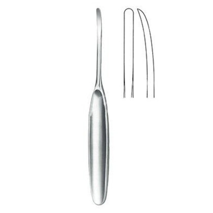 Фото товара Распатор по MARTIN-CUSHING (Мартину-Кушингу) изогнутый, 4 мм, длина 17,5 см KLS Martin