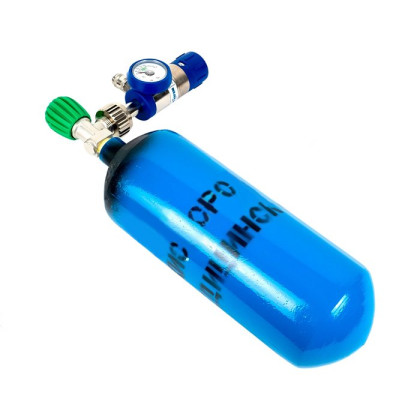 Редуктор-ингалятор кислородный в сумке с 2л баллоном РИК-1-1 Фото товара Редуктор-ингалятор кислородный в сумке с 2л баллоном РИК-1-1