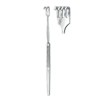 Фото товара Ретрактор (крючок) тупой, 4 -х зубый, 16,5 см KLS Martin