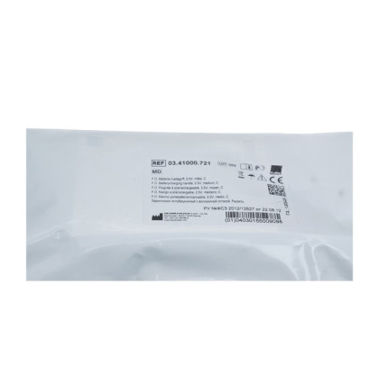 Фото товара Рукоятка средняя (d=28 мм) 2,5 В с ксеноновым осветителем для F. O. ларингоскопов KaWe