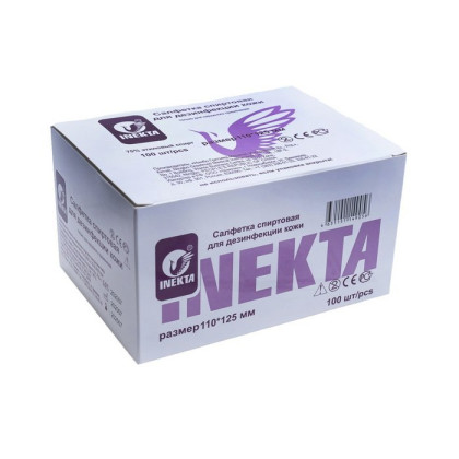 Салфетка инъекционная 110*125мм INEKTA, 100 шт/уп Фото товара Салфетка инъекционная 110*125мм INEKTA, 100 шт/уп