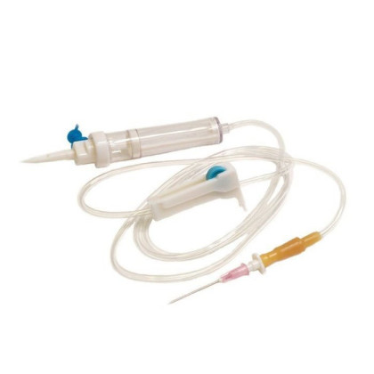 Фото товара Система (траснсфузионная) VM для в/в переливания крови и кровезаменителей с пластиковым шипом (18G 1,2х40)