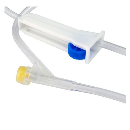 Фото товара Система ИНФУЗИОННАЯ для переливания растворов (пластиковый шип), игла 0,80 х 40 - 21G, SFM, 25 шт