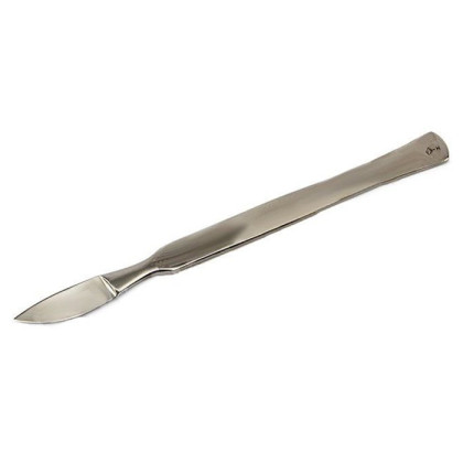 Скальпель остроконечный радиусный средний Со 153х47 Фото товара Скальпель остроконечный радиусный средний Со 153х47