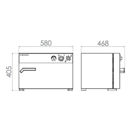 Стерилизатор Binder E 28 с естественной конвекцией Фото товара Стерилизатор Binder E 28 с естественной конвекцией