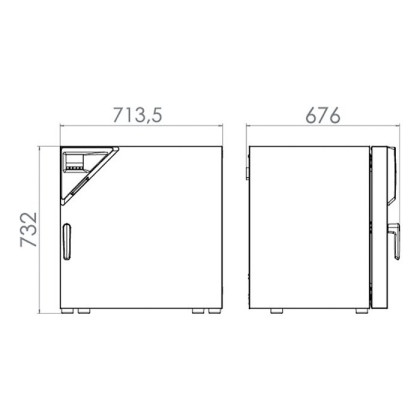 Стерилизатор Binder ED 115 с естественной конвекцией Фото товара Стерилизатор Binder ED 115 с естественной конвекцией