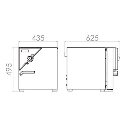 Стерилизатор Binder ED 23 с естественной конвекцией Фото товара Стерилизатор Binder ED 23 с естественной конвекцией