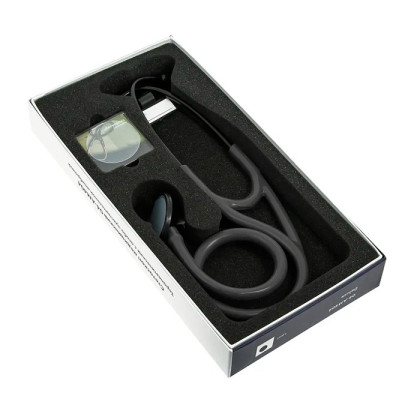 Стетоскоп Amrus 04-AM404 терапевтический с 1-сторонней головкой черный Фото товара Стетоскоп Amrus 04-AM404 терапевтический с 1-сторонней головкой черный