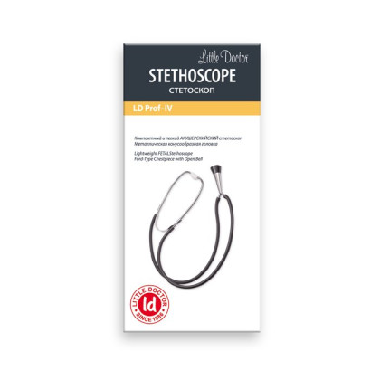 Стетоскоп LD Prof-IV, черный Фото товара Стетоскоп LD Prof-IV, черный