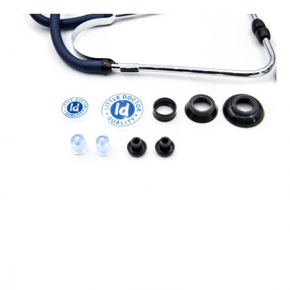Стетоскоп LD Special 56 см, синий, Little Doctor Фото товара Стетоскоп LD Special 56 см, синий, Little Doctor