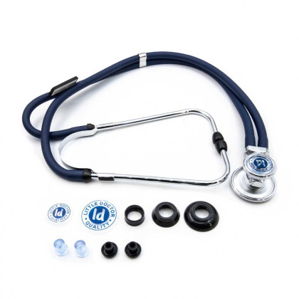 Стетоскоп LD Special 56 см, синий, Little Doctor Фото товара Стетоскоп LD Special 56 см, синий, Little Doctor