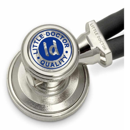 Стетоскоп LD Special 56 см, черный, Little Doctor Фото товара Стетоскоп LD Special 56 см, черный, Little Doctor
