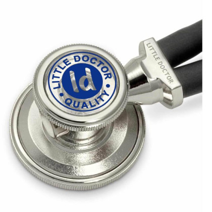 Стетоскоп LD Special 72 см, черный, Little Doctor Фото товара Стетоскоп LD Special 72 см, черный, Little Doctor