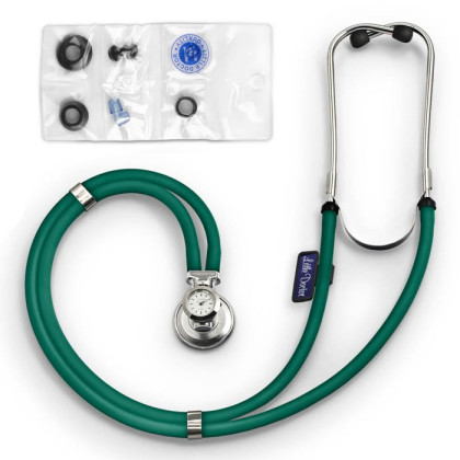 Стетоскоп LD SteTime, зеленый, Little Doctor Фото товара Стетоскоп LD SteTime, зеленый, Little Doctor