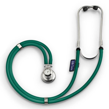 Стетоскоп LD SteTime, зеленый, Little Doctor Фото товара Стетоскоп LD SteTime, зеленый, Little Doctor