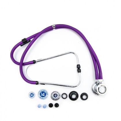 Стетоскоп LD SteTime, фиолетовый, Little Doctor Фото товара Стетоскоп LD SteTime, фиолетовый, Little Doctor