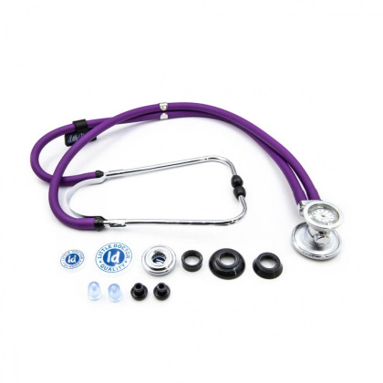 Стетоскоп LD SteTime, фиолетовый, Little Doctor Фото товара Стетоскоп LD SteTime, фиолетовый, Little Doctor
