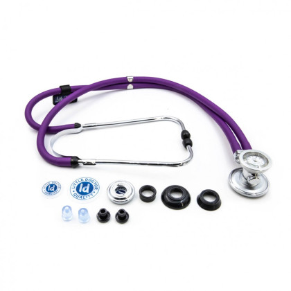 Стетоскоп LD SteTime, фиолетовый, Little Doctor Фото товара Стетоскоп LD SteTime, фиолетовый, Little Doctor