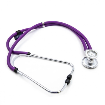 Стетоскоп LD SteTime, фиолетовый, Little Doctor Фото товара Стетоскоп LD SteTime, фиолетовый, Little Doctor