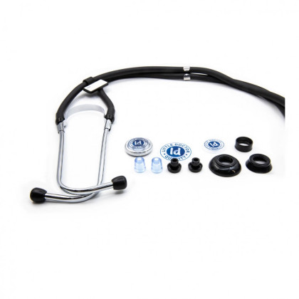 Стетоскоп LD SteTime, черный, Little Doctor Фото товара Стетоскоп LD SteTime, черный, Little Doctor