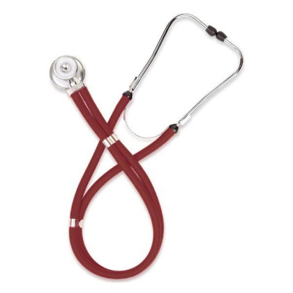 Стетоскоп WS-3 раппапорт бордовый, B.Well Фото товара Стетоскоп WS-3 раппапорт бордовый, B.Well
