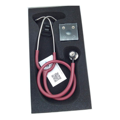 Стетофонендоскоп Бэби-Престиж KaWe неонатальный бордовый Фото товара Стетофонендоскоп Бэби-Престиж KaWe неонатальный бордовый