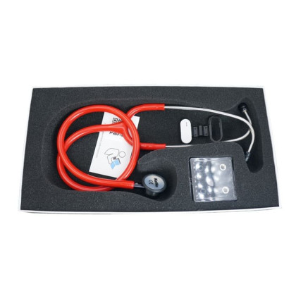 Стетофонендоскоп Бэби-Престиж KaWe неонатальный красный Фото товара Стетофонендоскоп Бэби-Престиж KaWe неонатальный красный