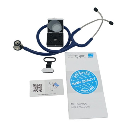 Стетофонендоскоп Бэби-Престиж KaWe неонатальный синий Фото товара Стетофонендоскоп Бэби-Престиж KaWe неонатальный синий