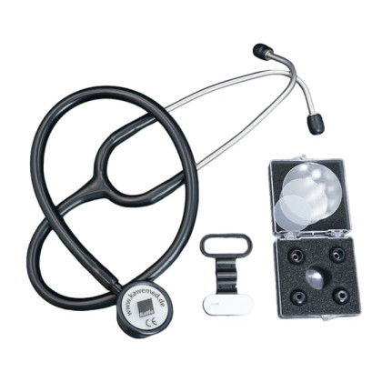 Стетофонендоскоп Бэби-Престиж KaWe неонатальный черный Фото товара Стетофонендоскоп Бэби-Престиж KaWe неонатальный черный