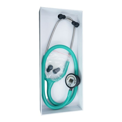 Стетофонендоскоп Бэби-Престиж ЛАЙТ KaWe неонатальный зеленый Фото товара Стетофонендоскоп Бэби-Престиж ЛАЙТ KaWe неонатальный зеленый