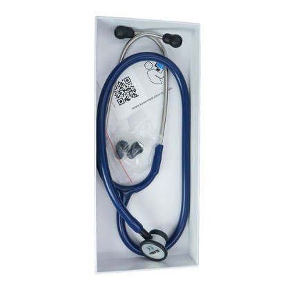 Стетофонендоскоп Бэби-Престиж ЛАЙТ KaWe неонатальный синий Фото товара Стетофонендоскоп Бэби-Престиж ЛАЙТ KaWe неонатальный синий