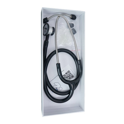 Стетофонендоскоп Бэби-Престиж ЛАЙТ KaWe неонатальный черный Фото товара Стетофонендоскоп Бэби-Престиж ЛАЙТ KaWe неонатальный черный