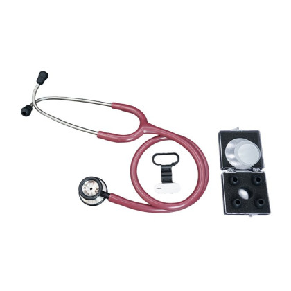 Стетофонендоскоп Киндер-Престиж KaWe детский бордовый Фото товара Стетофонендоскоп Киндер-Престиж KaWe детский бордовый