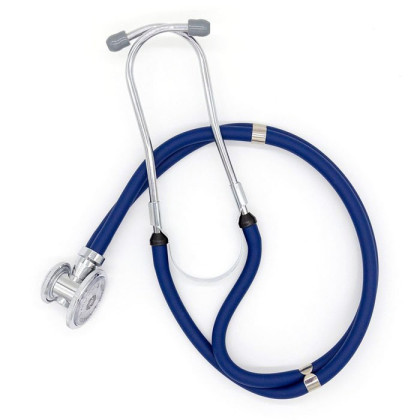 Стетофонендоскоп Раппопорта СФ-03.1-«Адъютор» с синими трубками и комплектом ЗИП Фото товара Стетофонендоскоп Раппопорта СФ-03.1-«Адъютор» с синими трубками и комплектом ЗИП
