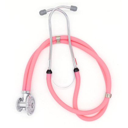 Стетофонендоскоп Раппопорта СФ-03.2-«Адъютор» с розовыми трубками и комплектом ЗИП Фото товара Стетофонендоскоп Раппопорта СФ-03.2-«Адъютор» с розовыми трубками и комплектом ЗИП