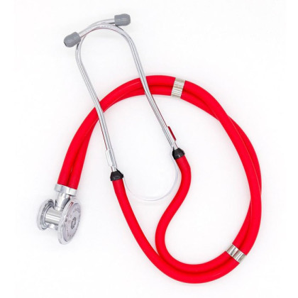 Стетофонендоскоп Раппопорта СФ-03.6-«Адъютор» с красными трубками и комплектом ЗИП Фото товара Стетофонендоскоп Раппопорта СФ-03.6-«Адъютор» с красными трубками и комплектом ЗИП