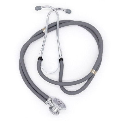 Стетофонендоскоп Раппопорта СФ-03У-«Адъютор» с серыми удлиненными трубками и комплектом ЗИП Фото товара Стетофонендоскоп Раппопорта СФ-03У-«Адъютор» с серыми удлиненными трубками и комплектом ЗИП