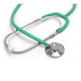 Фото товара Стетофонендоскоп СФ-01-«Адъютор» с односторонней фонендоскопической головкой с зелеными трубками