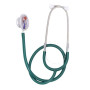 Фото товара Стетофонендоскоп СФ-02-«Адъютор» с двусторонней фонендоскопической и стетоскопической головкой с зелеными трубками