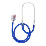 Фото товара Стетофонендоскоп СФ-02-«Адъютор» с двусторонней фонендоскопической и стетоскопической головкой с синими трубками